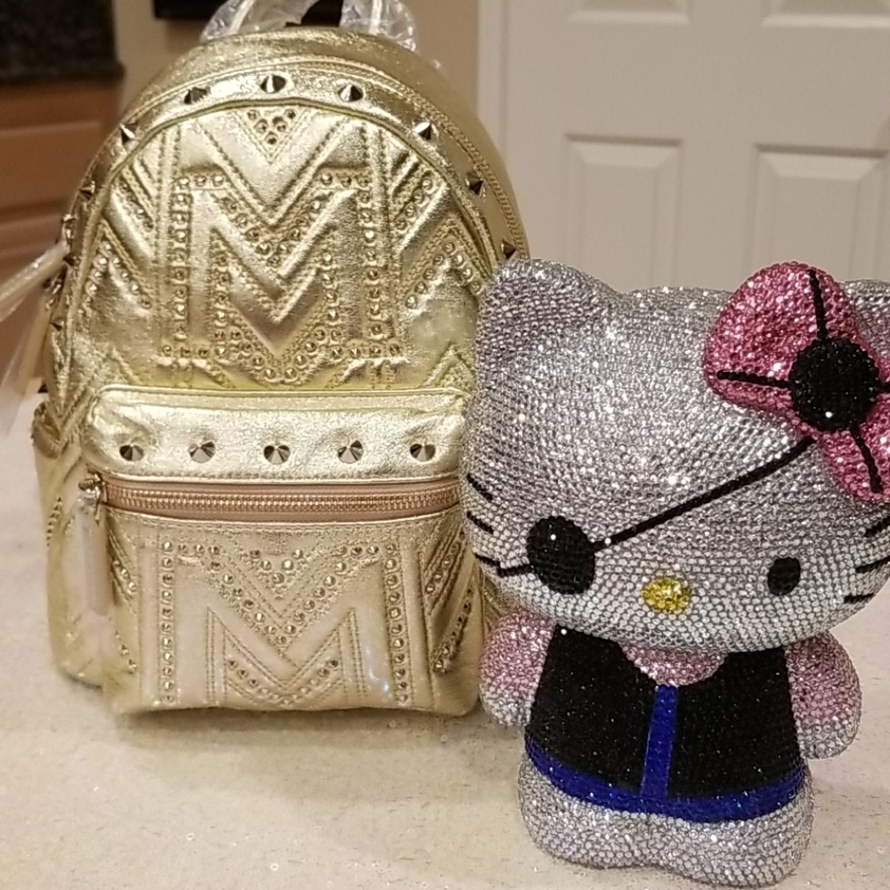 MCM Munich Gold Backpack